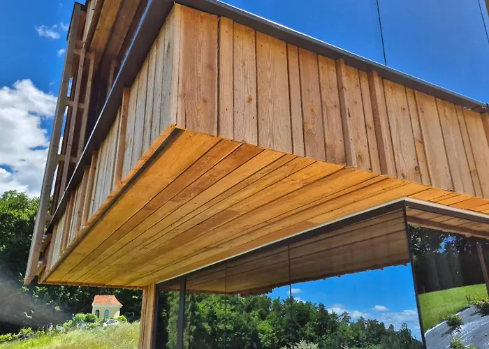 Wurzenberg Hotel Lodges Suedsteiermark Деревянный коттедж Гамлиц